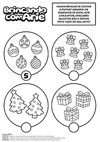 Contar, Descobrir e Colorir - Natal