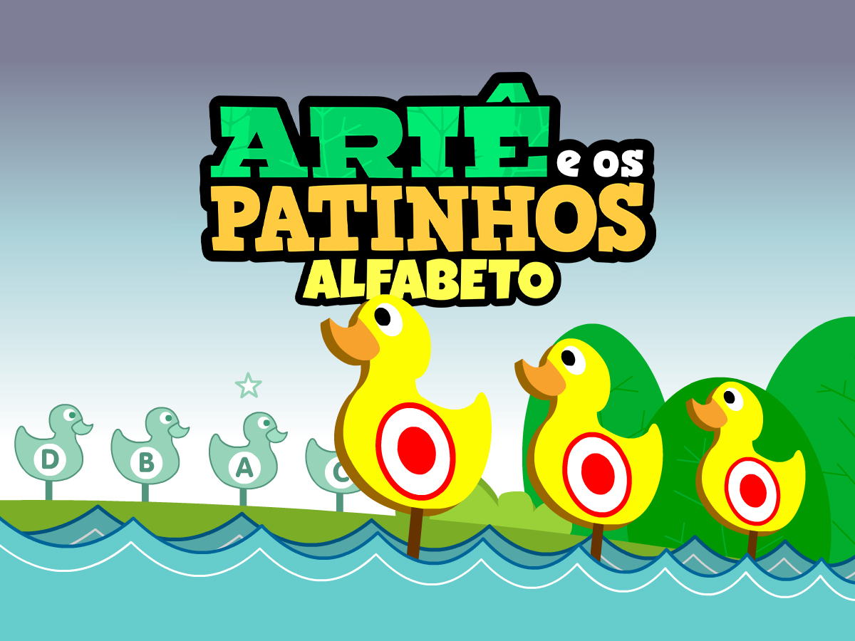 Jogo Educativo Brincando com Arie e os Patinhos - Educational Game Playi